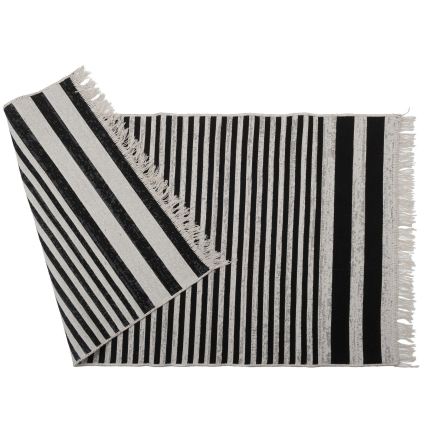 Tapete reversível KILIM GOLD 60x120 cm preto/branco
