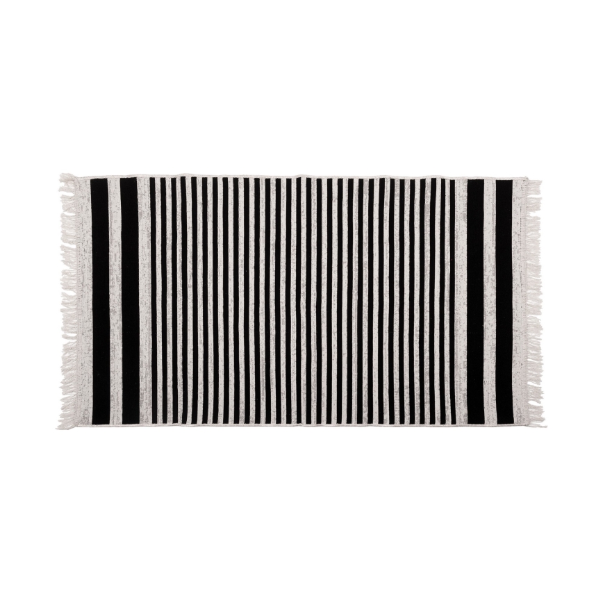 Tapete reversível KILIM GOLD 60x120 cm preto/branco