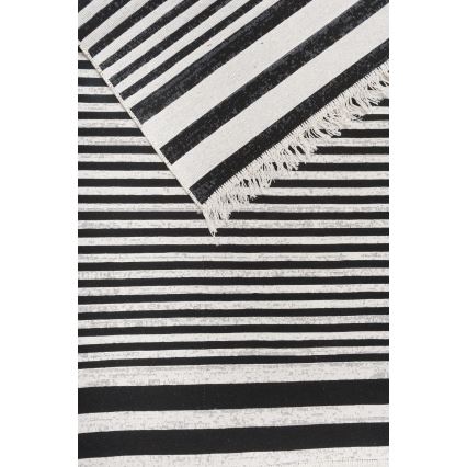 Tapete reversível KILIM GOLD 60x120 cm preto/branco