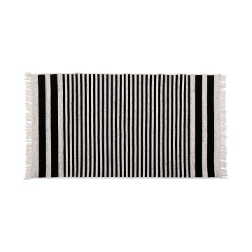 Tapete reversível KILIM GOLD 80x150 cm preto/branco