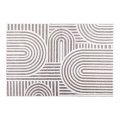 Tapete SALAMANCA 120x170 cm cinzento/branco