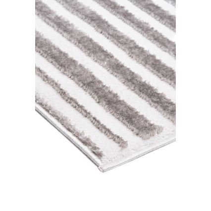 Tapete SALAMANCA 160x230 cm cinzento/branco
