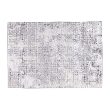 Tapete SALAMANCA 67x120 cm cinzento/branco
