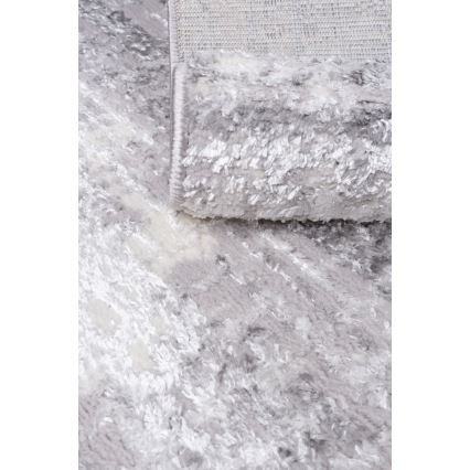 Tapete SALAMANCA 67x120 cm cinzento/branco