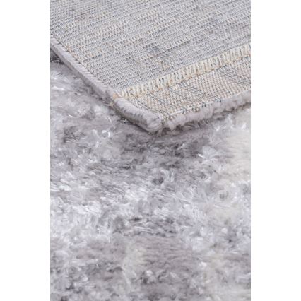 Tapete SALAMANCA 67x120 cm cinzento/branco