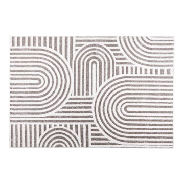 Tapete SALAMANCA 67x120 cm cinzento/branco