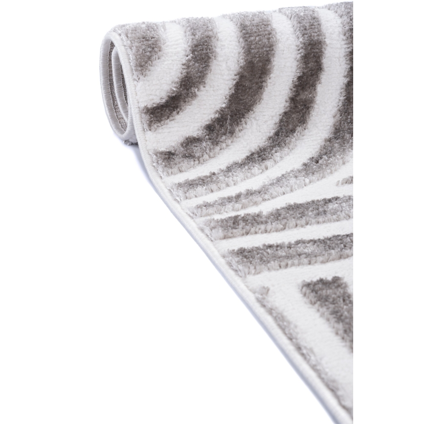 Tapete SALAMANCA 67x120 cm cinzento/branco