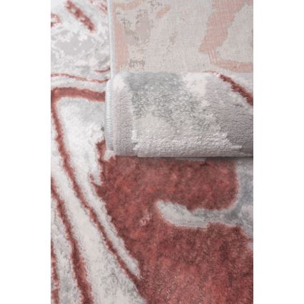 Tapete STONE 120x160 cm rosa/cinza