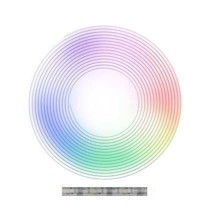 TechToy - Tira extensão inteligente exterior LED RGB 3 m LED/10W Wi-Fi IP44