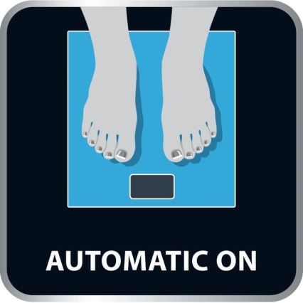 Tefal - Balança de casa de banho CLASSIC 2xAAA cinzento