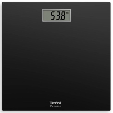 Tefal - Balança de casa de banho PREMISS 1xCR2032 preto