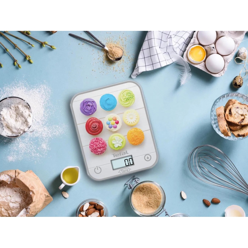 Tefal - Balança de cozinha OPTISS 2xAAA colorido