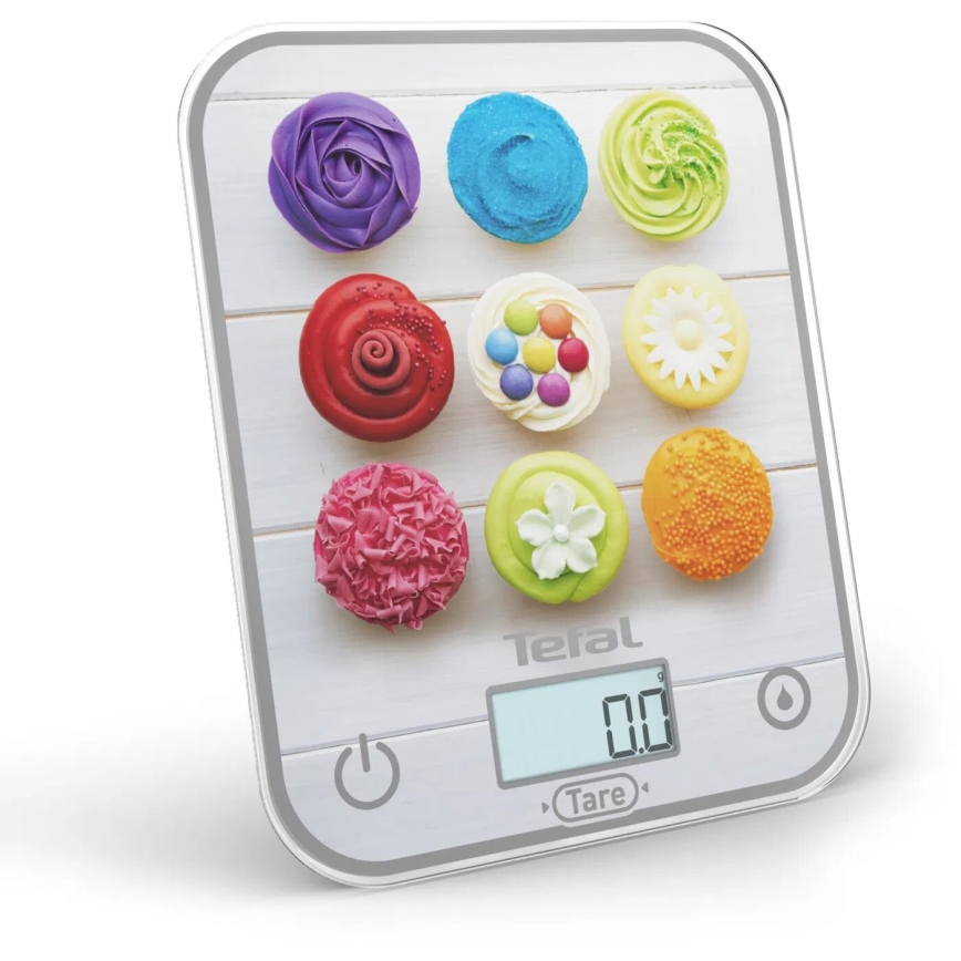 Tefal - Balança de cozinha OPTISS 2xAAA colorido