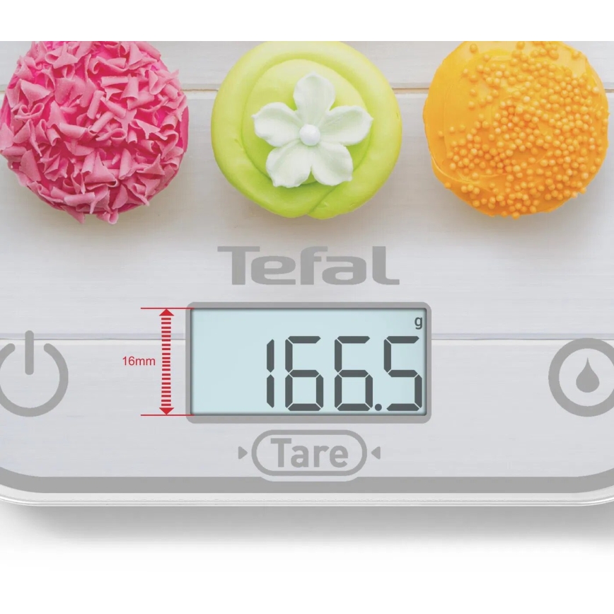 Tefal - Balança de cozinha OPTISS 2xAAA colorido