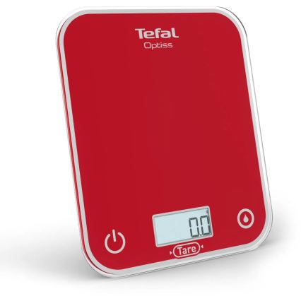 Tefal - Balança de cozinha OPTISS 2xAAA vermelho