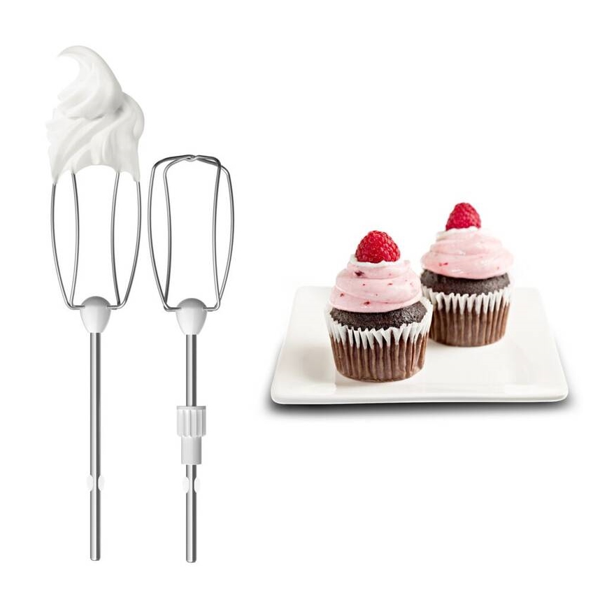 Tefal - Batedeira portátil POWERMIX SILENCE 600W/230V preto/cinzento