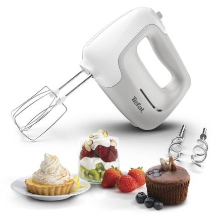 Tefal - Batedeira portátil PREP'MIX+ 450W/230V cinzento/branco