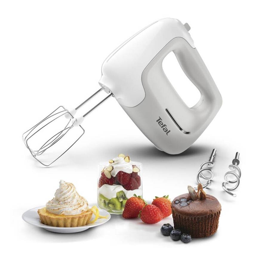 Tefal - Batedeira portátil PREP'MIX+ 450W/230V cinzento/branco