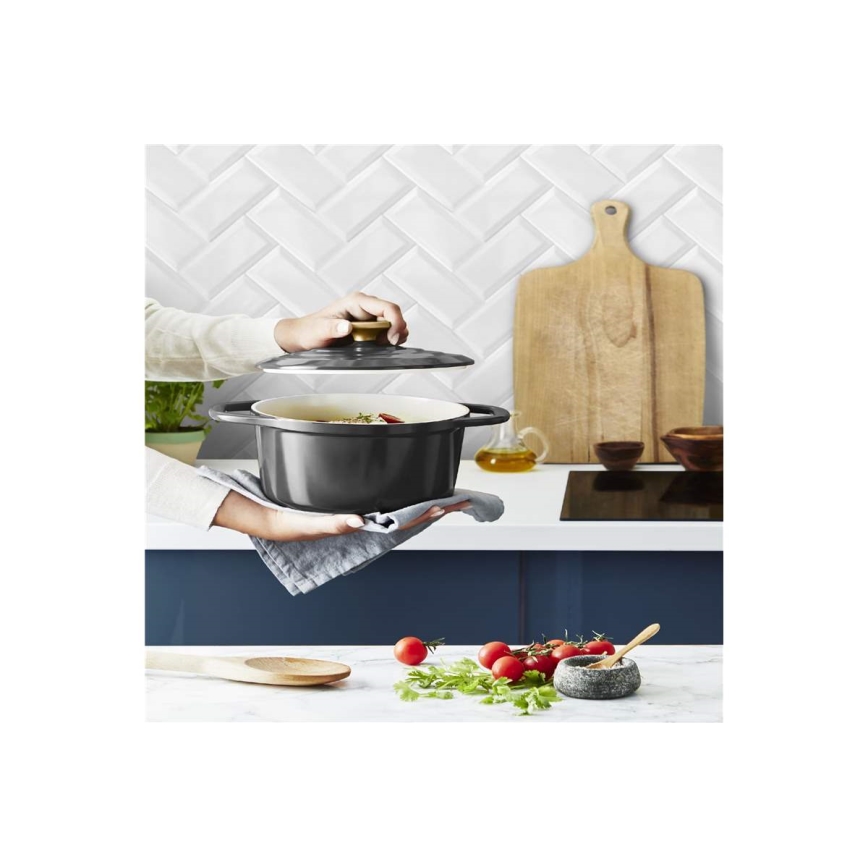 Tefal - Caçarola com tampa AIR 20 cm antracite