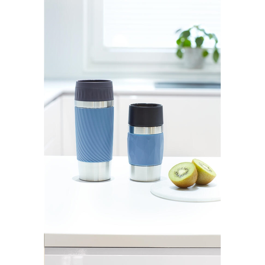 Tefal - Caneca térmica 300 ml COMPACT MUG aço inoxidável/azul