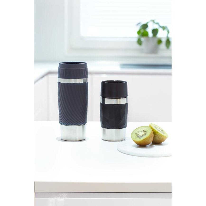 Tefal - Caneca térmica 300 ml COMPACT MUG aço inoxidável/preto