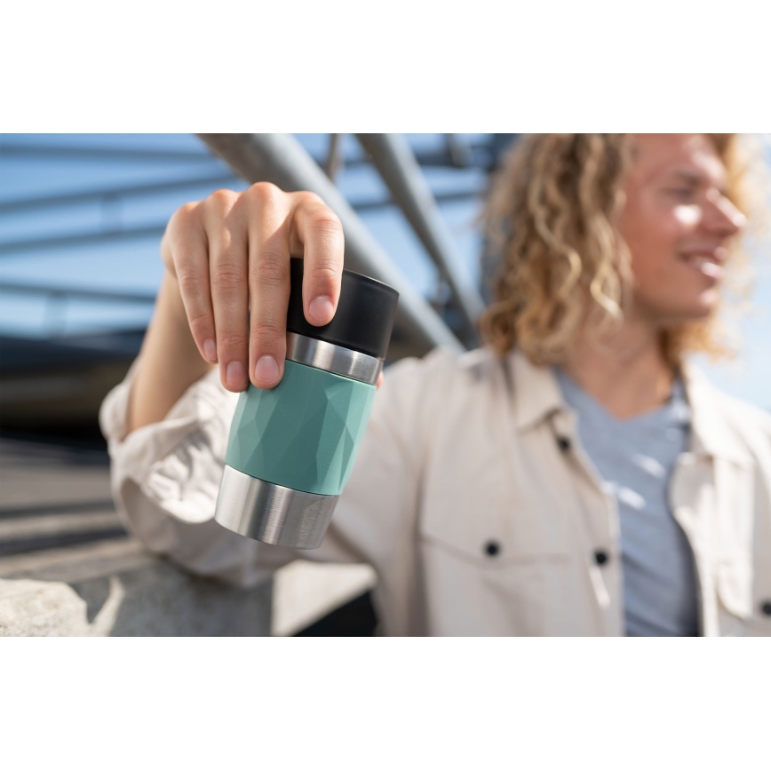 Tefal - Caneca térmica 300 ml COMPACT MUG aço inoxidável/verde