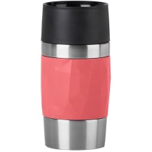 Tefal - Caneca térmica 300 ml COMPACT MUG aço inoxidável/vermelho
