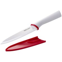 Tefal - Cerâmica faca chef INGENIO 16 cm branco/vermelho