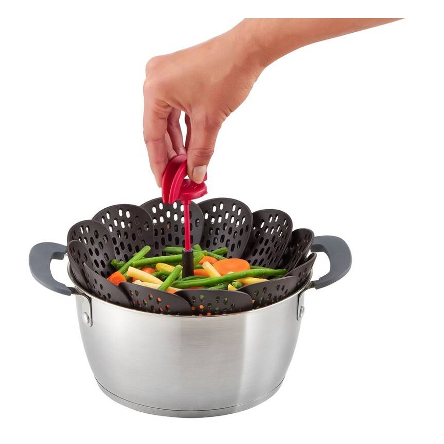 Tefal - Cesto de vapor INGENIO preto/vermelho