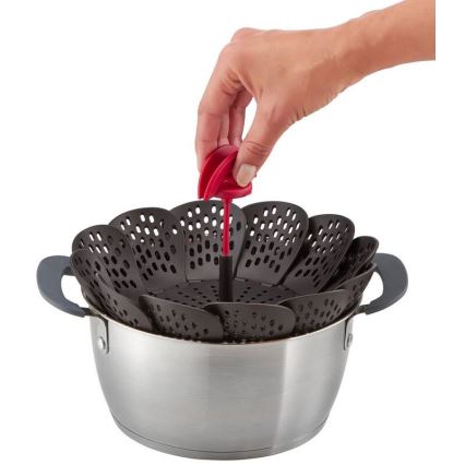 Tefal - Cesto de vapor INGENIO preto/vermelho