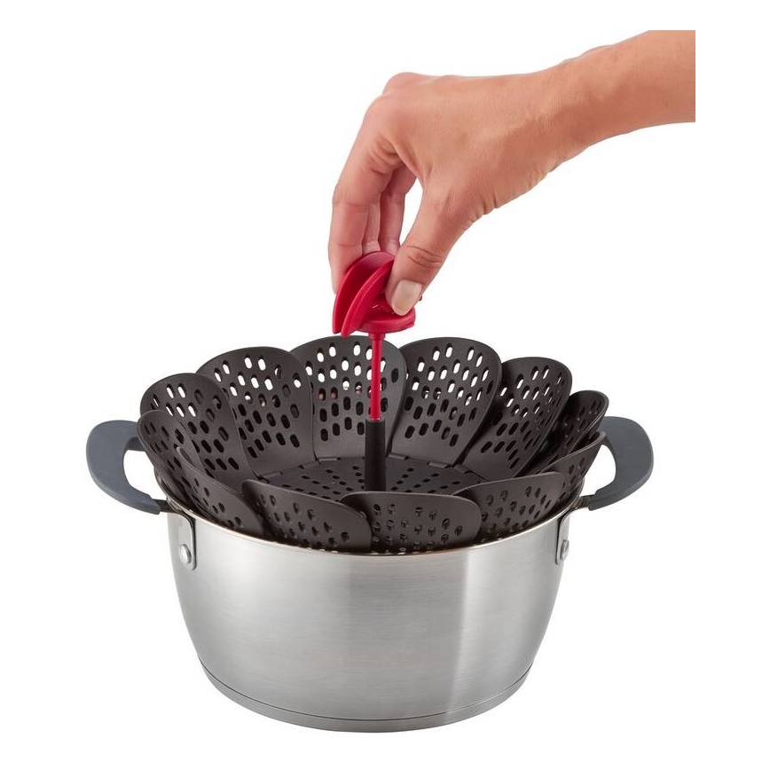 Tefal - Cesto de vapor INGENIO preto/vermelho