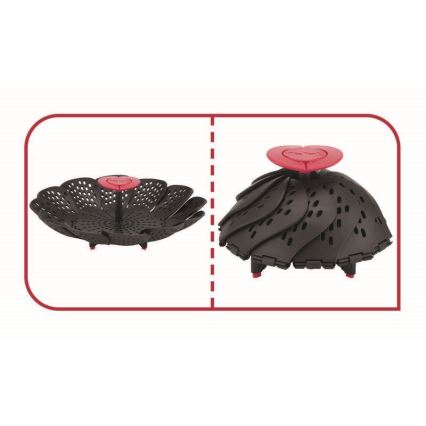 Tefal - Cesto de vapor INGENIO preto/vermelho