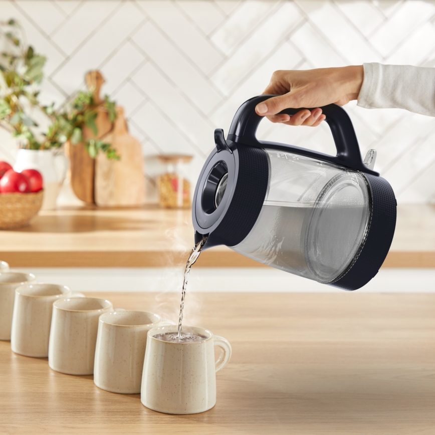 Tefal - Chaleira eléctrica MORNING GLASS 1,7 l 2000 W/230 V