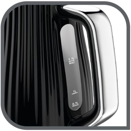 Tefal - Chaleira LOFT 1,7 l 2400W/230V preto