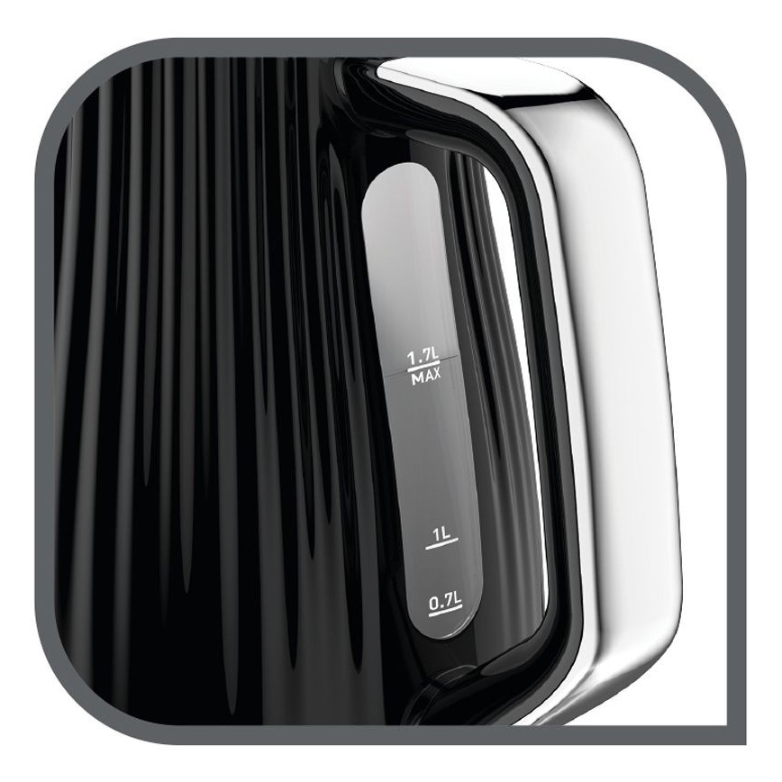 Tefal - Chaleira LOFT 1,7 l 2400W/230V preto
