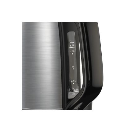 Tefal - Chaleira SUBITO 1,7l 2400W/230V aço inoxidável/preto
