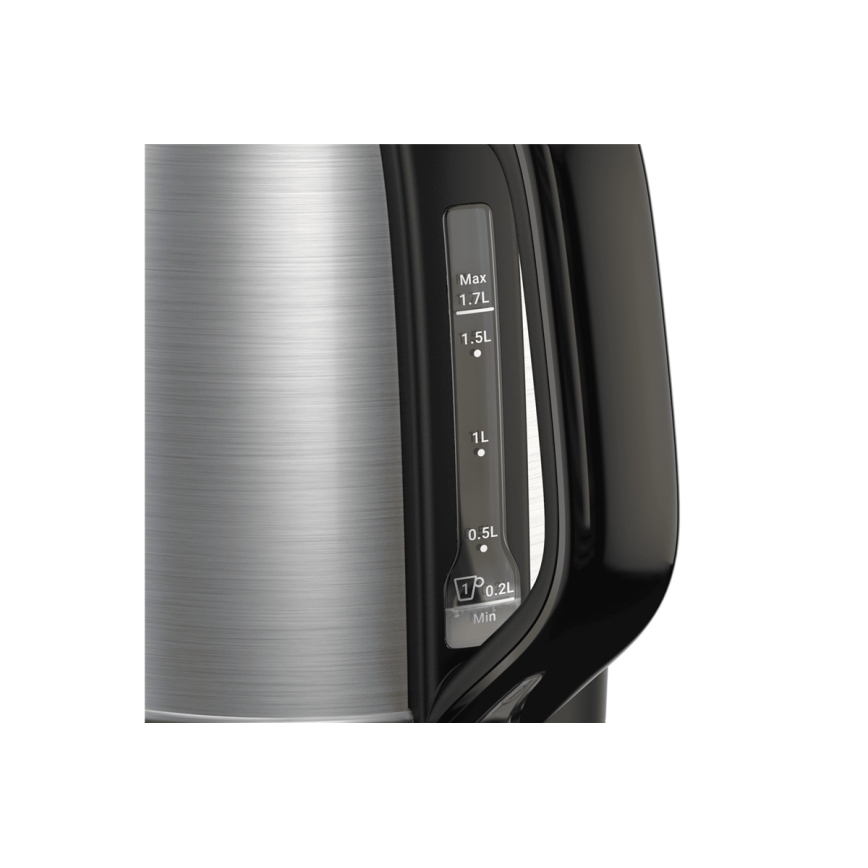 Tefal - Chaleira SUBITO 1,7l 2400W/230V aço inoxidável/preto