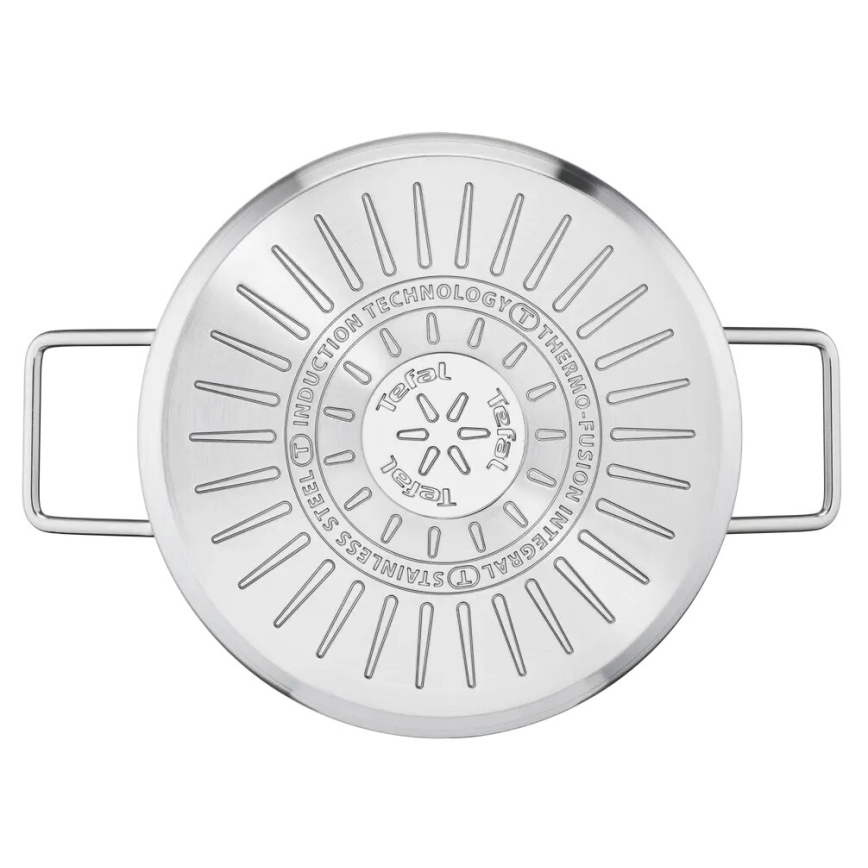 Tefal - Conjunto de 10 panelas NORDICA em aço inoxidável