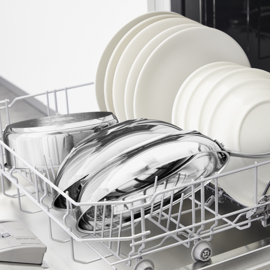 Tefal - Conjunto de 10 peças de panelas DAILY COOK em aço inoxidável