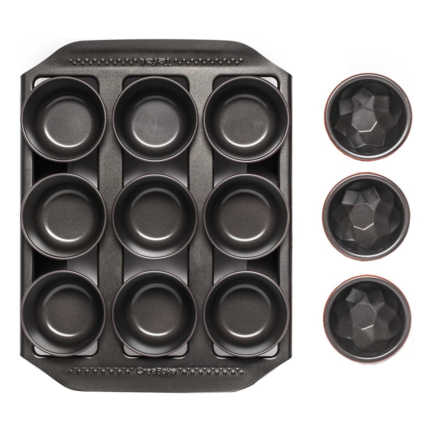 Tefal - Conjunto de 13 formas para assar CREABAKE
