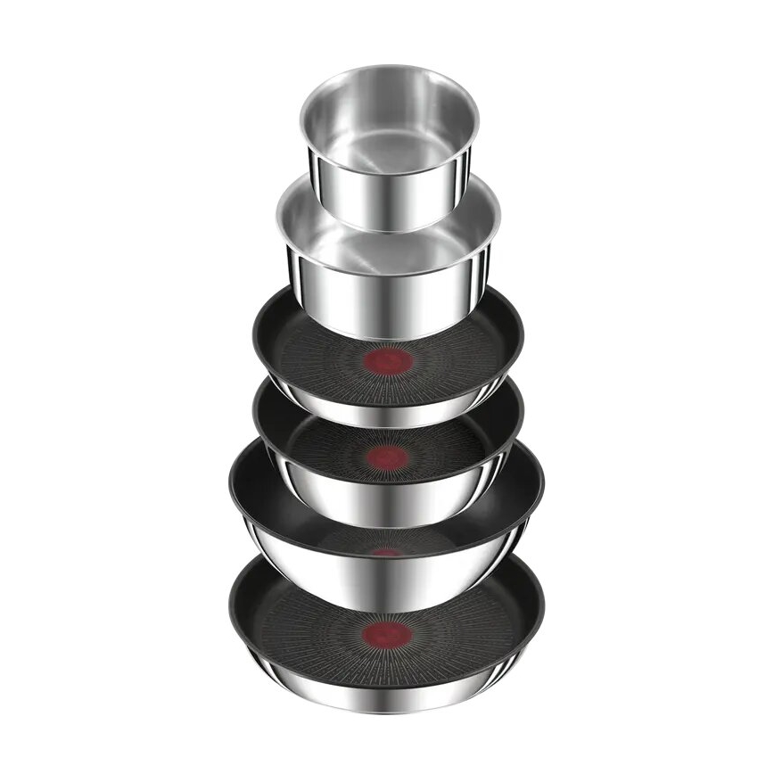 Tefal - Conjunto de panelas 13 peças INGENIO PREFERENCE ON inox
