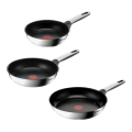 Tefal - Conjunto de 3 frigideiras EMOTION+