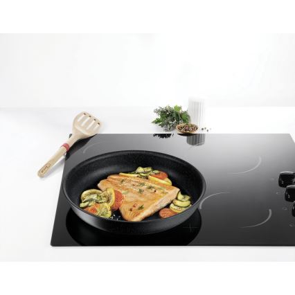 Tefal - Conjunto de 3 frigideiras INGENIO BLACK STONE
