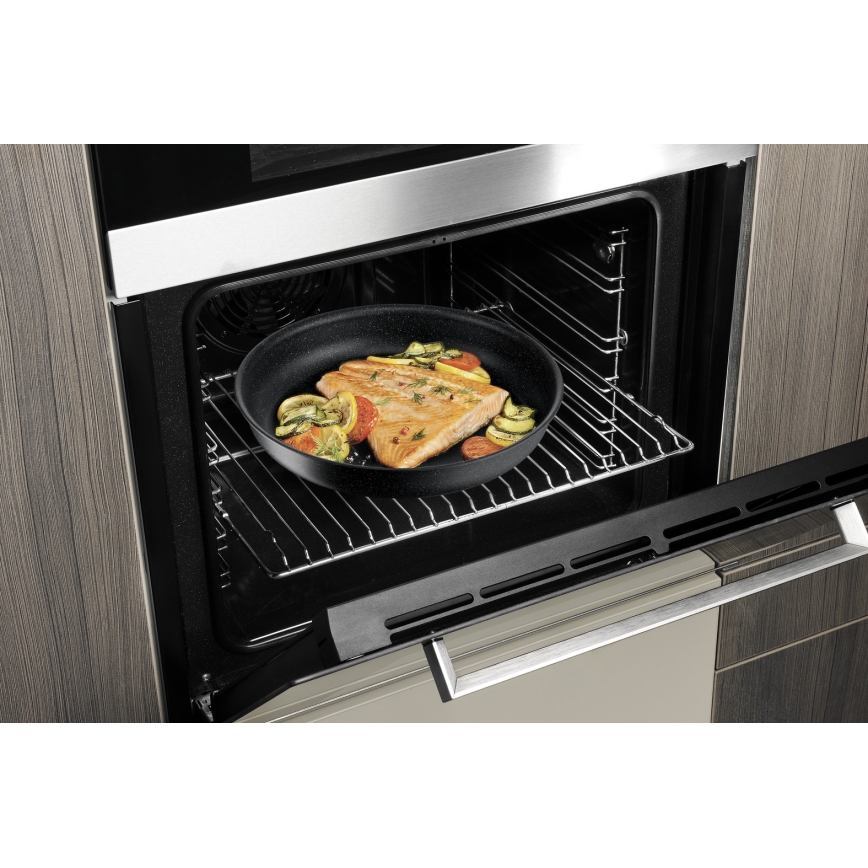 Tefal - Conjunto de 3 frigideiras INGENIO BLACK STONE