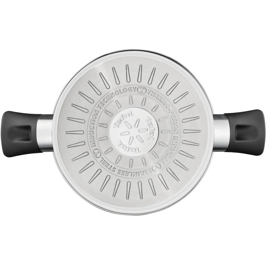 Tefal - Conjunto de 3 panelas DELICIOUS em aço inoxidável