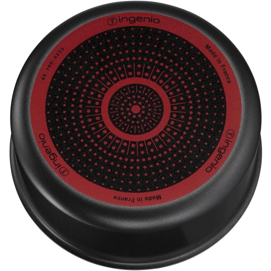 Tefal - Conjunto de panelas 3 peças INGENIO EASY COOK & CLEAN PRETO