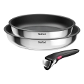 Tefal - Conjunto de 3 peças INGENIO COOK em aço inoxidável