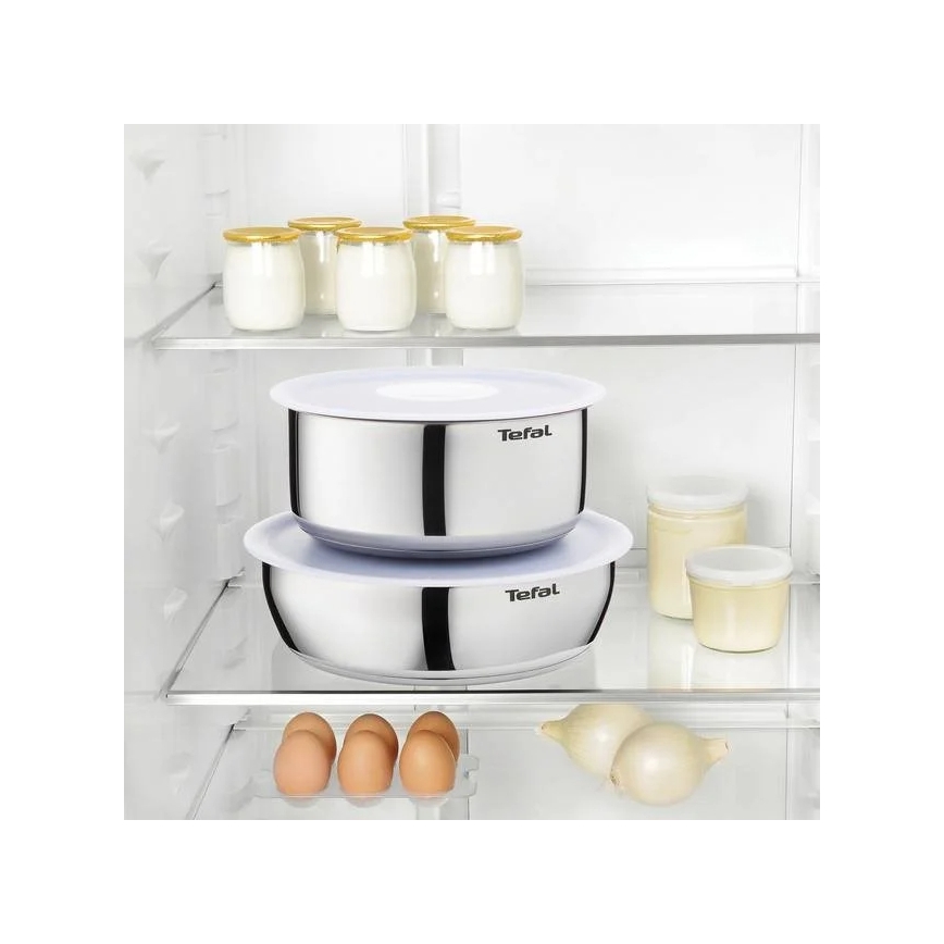 Tefal - Conjunto de 4 peças de panelas INGENIO EMOTION em aço inoxidável