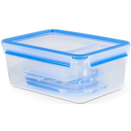 Tefal - Conjunto de 5 recipientes alimentares MASTER SEAL FRESH, azul