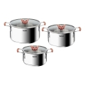 Tefal - Conjunto de 6 panelas OPTI'SPACE